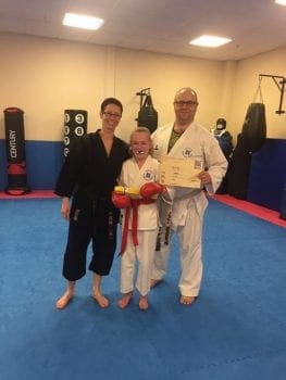 Karate grading in Basingstoke. Basingstoke children's Karate grading