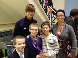 Winchester Sports Awards, Olympic Bronze Medallist Sally Walton, Sportswoman of the Year 2012. Karate Basingstoke
